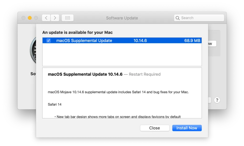 check for software updates on osx using terminal